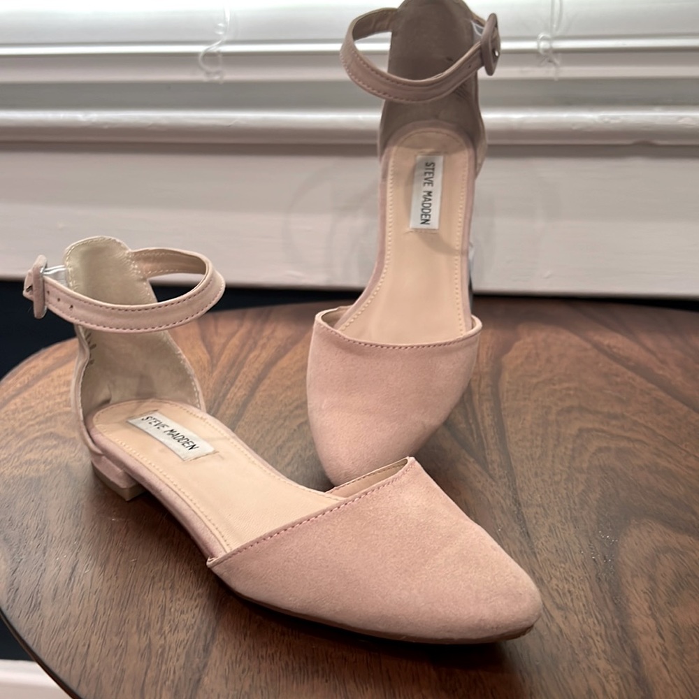Steve Madden Bart sandal light pink nude, size 6.5